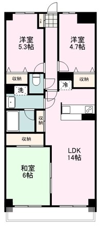 エランドールけやきの物件間取画像